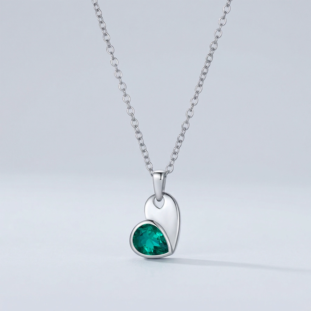 PP0011S Forest Dew Zircon Pendant