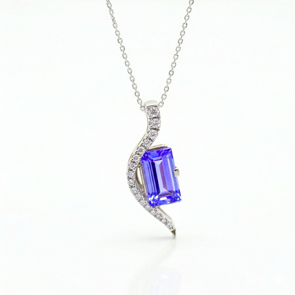 PP0012S Celestial Cluster Sapphire Pendant