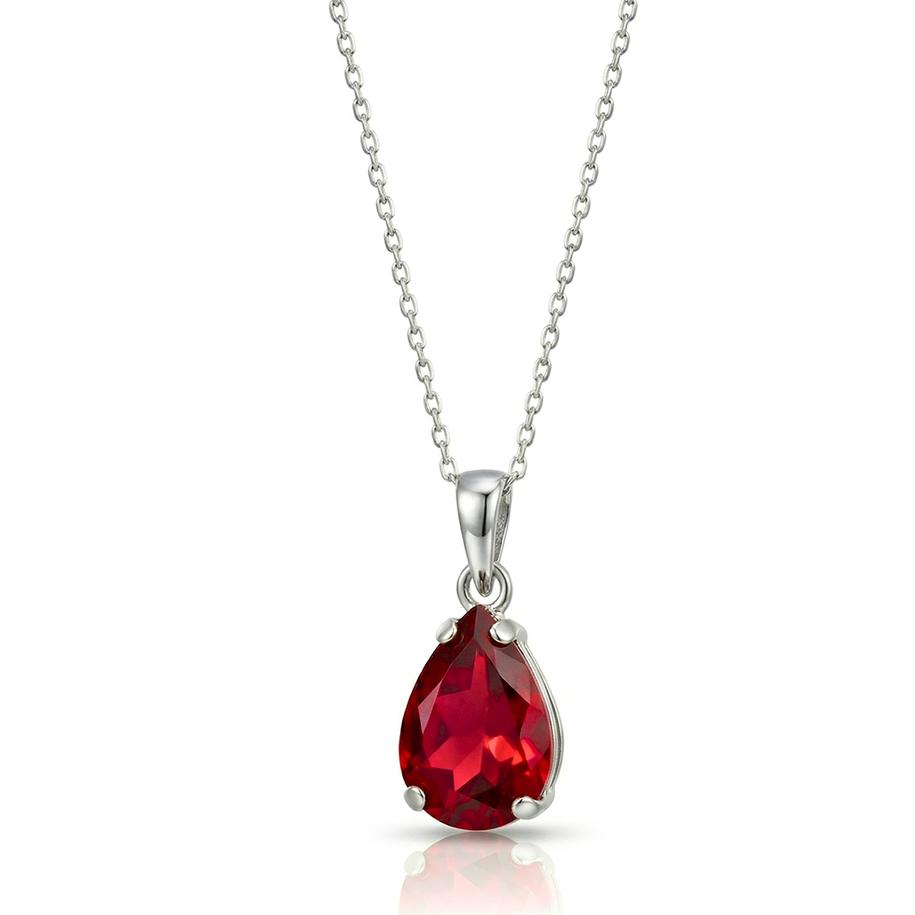 Ember Glow Garnet Pendant