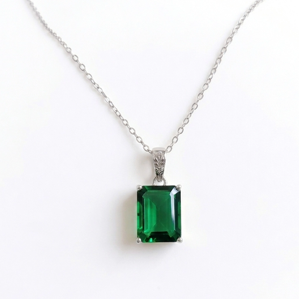 PP0017S Emerald Fire Zircon Pendant