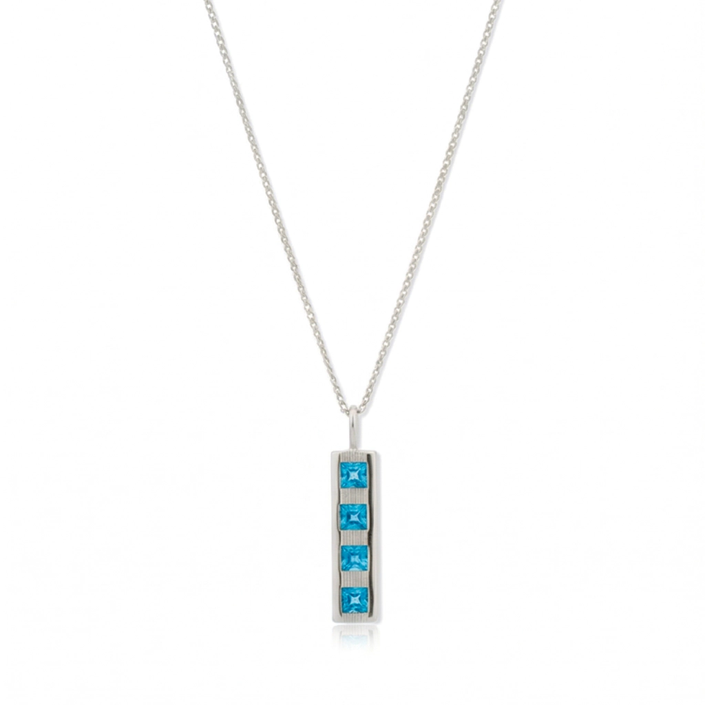 PP0018S Sky Prism Blue Topaz Pendant