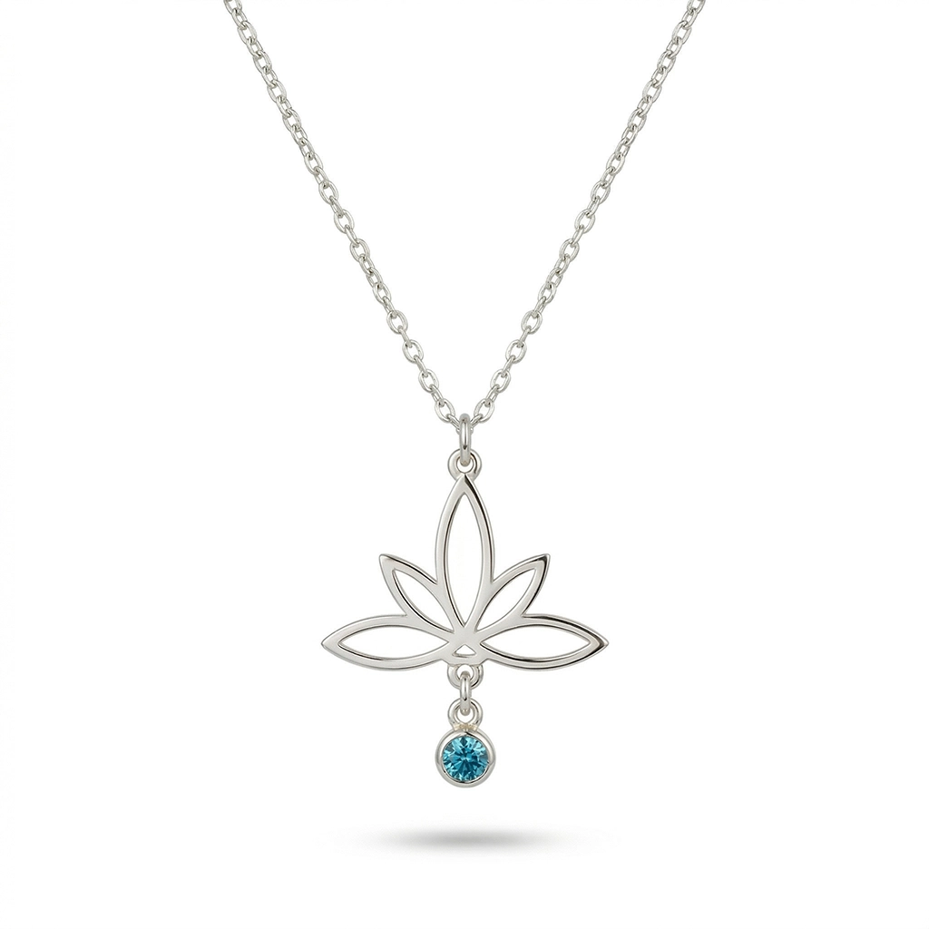PP0022S Ocean Glow Blue Topaz Pendant