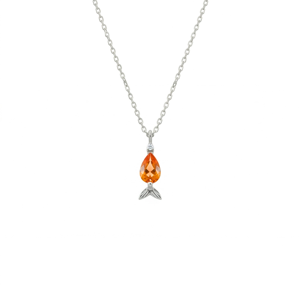 Royal Tear Garnet Pendant