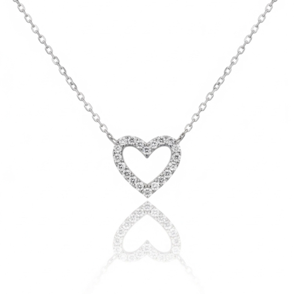 PP002S Luminous Glow White Sapphire Pendant