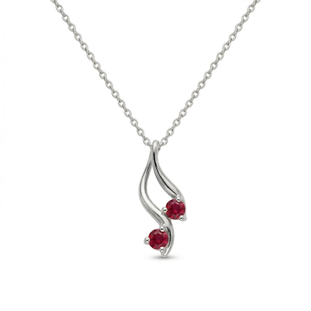 PP0041S Scarlet Spark Garnet Pendant