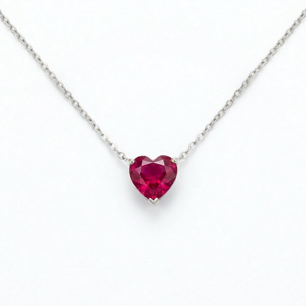 PP007S Scarlet Heart Spinel Pendant