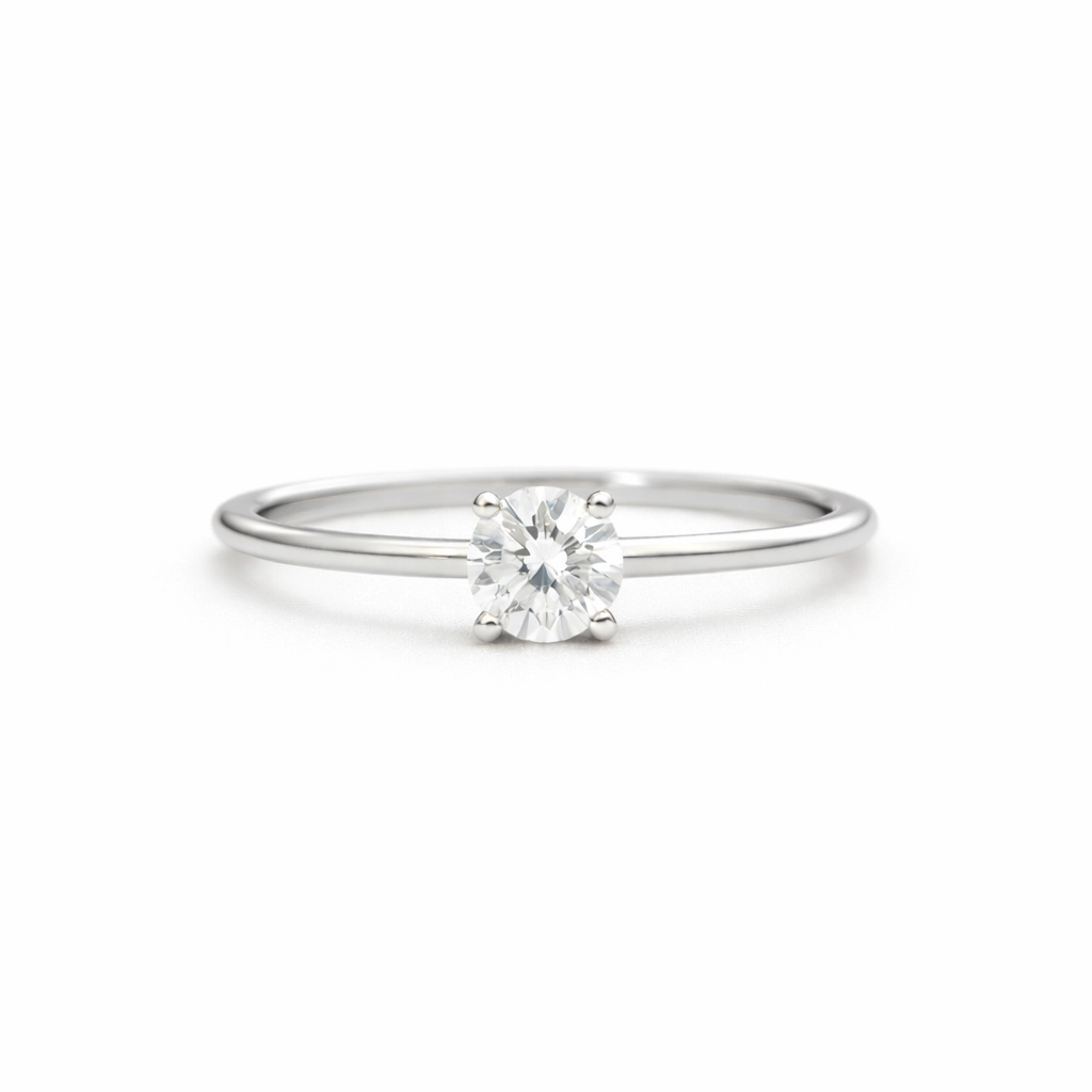 PR001S Classic Halo Sapphire Ring