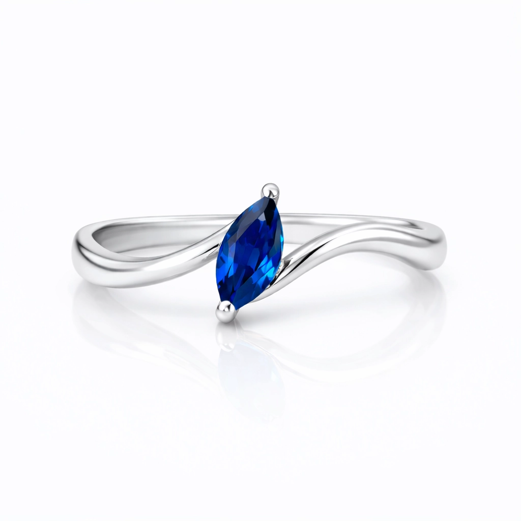 PR015S Marquise Royal Sapphire Ring