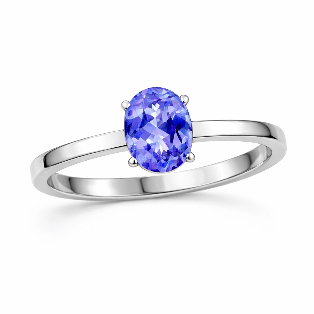 PR025S Ocean Oval Sapphire Ring