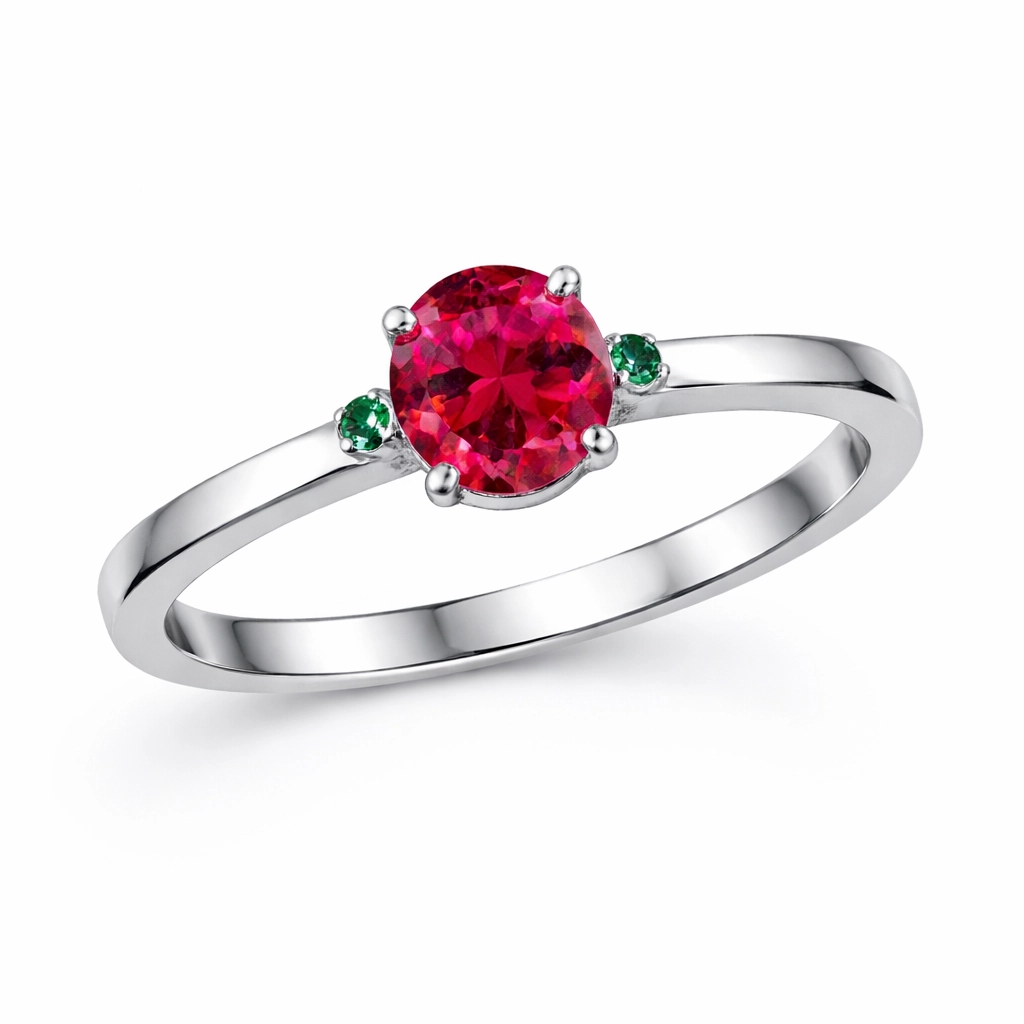 PR028S Dual Gem Harmony Ring